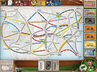 Ticket to Ride - US Map